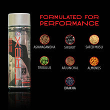 Load image into Gallery viewer, Trex Strength & Performance Booster Shots Pack | 12 Servings | Liquid | Made With Shilajit & 7+ Ayurvedic Herbs | 120ml