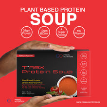 Load image into Gallery viewer, T-rex Plant-Based Protein Soup | 24gm Protein | 10GM BCAA | 4 Super Foods | 10+ Multivitamins | No Added Sugar | 12 Servings
